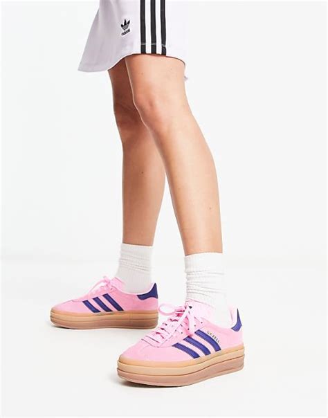 adidas pink sneakers|adidas platform sneakers pink.